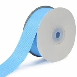 Wholesale ⌛ LaRibbons and Crafts 1 1/2" 20yds Premium Textured Grosgrain Ribbon -Island Blue ⌛