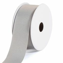 Top 10 🔔 LaRibbons and Crafts 1 1/2" 20yds Premium Textured Grosgrain Ribbon -Millennium Silver ❤️