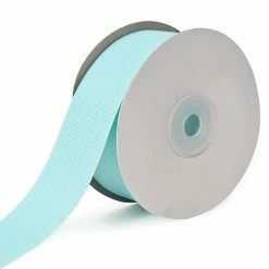 Discount 🤩 LaRibbons and Crafts 1 1/2" 20yds Premium Textured Grosgrain Ribbon -NEW AQUA 🛒