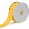 Outlet 🧨 LaRibbons and Crafts 1 1/2" 20yds Premium Textured Grosgrain Ribbon - Yellow Gold 🎉