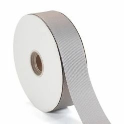 Wholesale 🌟 LaRibbons and Crafts 1 1/2" 50yds Premium Textured Grosgrain Ribbon -Millennium Silver 🥰