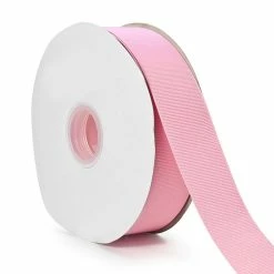 Hot Sale 👍 LaRibbons and Crafts 1 1/2" 50yds Premium Textured Grosgrain Ribbon - Pink 😉