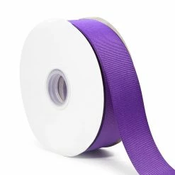 Coupon 🤩 LaRibbons and Crafts 1 1/2" 50yds Premium Textured Grosgrain Ribbon -Purple ⭐