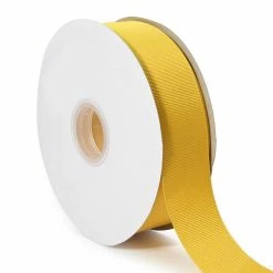 New 😉 LaRibbons and Crafts 1 1/2" 50yds Premium Textured Grosgrain Ribbon - Yellow Gold 🥰