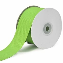 Promo 😀 LaRibbons and Crafts 2 1/4" 20yds Premium Textured Grosgrain Ribbon - Apple 😀