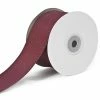 Best Sale 🥰 LaRibbons and Crafts 2 1/4" 20yds Premium Textured Grosgrain Ribbon -Burgundy 😉