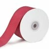 Deals 🔔 LaRibbons and Crafts 2 1/4" 20yds Premium Textured Grosgrain Ribbon - Cranberry 😀