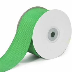 New ❤️ LaRibbons and Crafts 2 1/4" 20yds Premium Textured Grosgrain Ribbon - Emerald ⌛