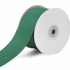 Best Pirce 👏 LaRibbons and Crafts 2 1/4" 20yds Premium Textured Grosgrain Ribbon -Forest 👏