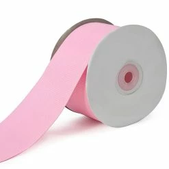 Best Sale 👏 LaRibbons and Crafts 2 1/4" 20yds Premium Textured Grosgrain Ribbon - Pink 🔔