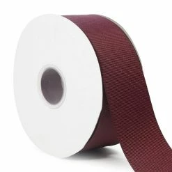 Outlet 🤩 LaRibbons and Crafts 2 1/4" 50yds Premium Textured Grosgrain Ribbon -Burgundy ✨