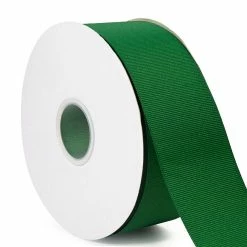 Best deal 😍 LaRibbons and Crafts 2 1/4" 50yds Premium Textured Grosgrain Ribbon -Forest 🎉