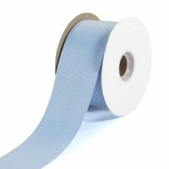 Outlet ⭐ LaRibbons and Crafts 2 1/4" 50yds Premium Textured Grosgrain Ribbon -MILLENNIUM BLUE 👏