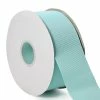 New 🔔 LaRibbons and Crafts 2 1/4" 50yds Premium Textured Grosgrain Ribbon - New Aqua ⌛