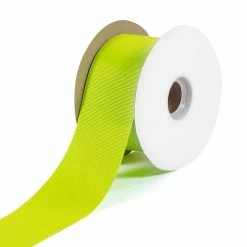 Best Sale 🎁 LaRibbons and Crafts 2 1/4" 50yds Premium Textured Grosgrain Ribbon -NEW CHARTRUESE 🥰