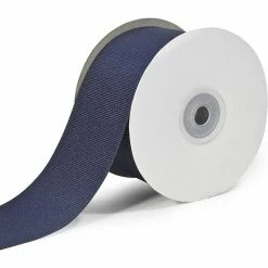 Buy 😍 LaRibbons and Crafts 2 1/4" Premium Textured Grosgrain Ribbon - Navy ✔️