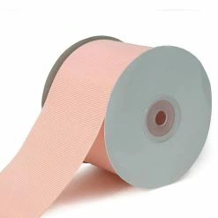 Best Pirce 🎉 LaRibbons and Crafts 3" 20yds Premium Textured Grosgrain Ribbon -Coral Ice 🥰