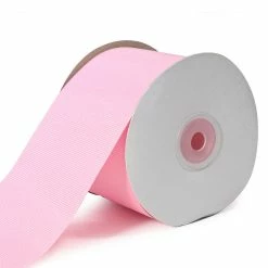 Outlet 💯 LaRibbons and Crafts 3" 20yds Premium Textured Grosgrain Ribbon - Pink 🤩