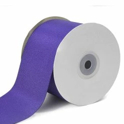 New ✨ LaRibbons and Crafts 3" 20yds Premium Textured Grosgrain Ribbon - Regal Purple 👍