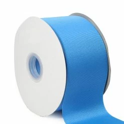 New 🧨 LaRibbons and Crafts 3" 50yds Premium Textured Grosgrain Ribbon -Island Blue 🤩