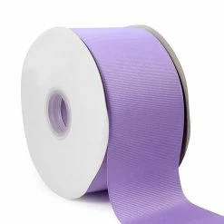 Budget 🛒 LaRibbons and Crafts 3" 50yds Premium Textured Grosgrain Ribbon - Lt Orchid 🎁
