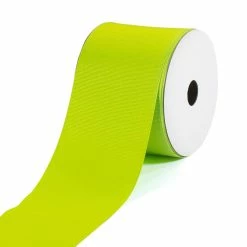 Best Pirce 🔥 LaRibbons and Crafts 3" 50yds Premium Textured Grosgrain Ribbon - New Chartruese 👍