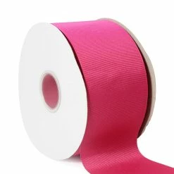 Deals ⭐ LaRibbons and Crafts 3" 50yds Premium Textured Grosgrain Ribbon - New Shocking Pink 😀