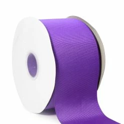 Buy 🤩 LaRibbons and Crafts 3" 50yds Premium Textured Grosgrain Ribbon - Purple 😉