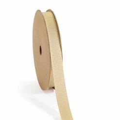 Best Pirce 🌟 LaRibbons and Crafts 3/8" 100 yds Premium Textured Grosgrain Ribbon - Natural 🥰