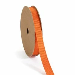 Top 10 🧨 LaRibbons and Crafts 3/8" 100 yds Premium Textured Grosgrain Ribbon - New Neon Orange ⭐