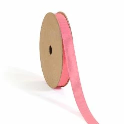 Budget 🌟 LaRibbons and Crafts 3/8" 100 yds Premium Textured Grosgrain Ribbon - New Neon Pink 😍