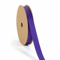 Outlet 🧨 LaRibbons and Crafts 3/8" 100yds Premium Textured Grosgrain Ribbon -Dark Delphinium ❤️