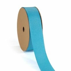 Deals 🔥 LaRibbons and Crafts 7/8" 100 yds Premium Textured Grosgrain Ribbon - Lt Turquoise 🧨