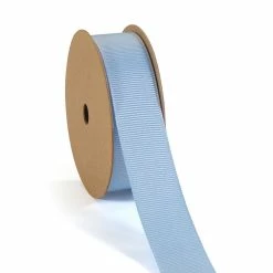 Outlet ⭐ LaRibbons and Crafts 7/8" 100 yds Premium Textured Grosgrain Ribbon - Millennium Blue 🔔