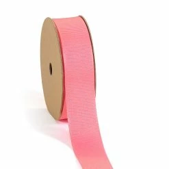 Buy 😀 LaRibbons and Crafts 7/8" 100 yds Premium Textured Grosgrain Ribbon - New Neon Pink 🧨