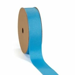 Outlet ✔️ LaRibbons and Crafts 7/8" 100 yds Premium Textured Grosgrain Ribbon - Sky Blue ❤️