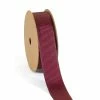 Hot Sale ❤️ LaRibbons and Crafts 7/8" 100yds Premium Textured Grosgrain Ribbon -Cabernet 🎉