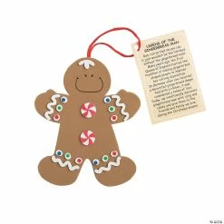 Deals ๐ โLegend of the Gingerbread Manโ ๐ Christmas Ornament Craft Kit - Makes 12 ๐