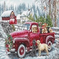 Outlet 🔔 LetiStitch - Counted Cross Stitch Kit 🎁 Christmas delivery L8014 🤩