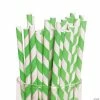 Buy 🤩 Striped Paper Straws - 24 Pc. 🎁