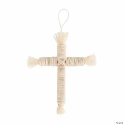 Promo ⌛ Macramé Cross Ornament Craft Kit - Makes 12 🌟