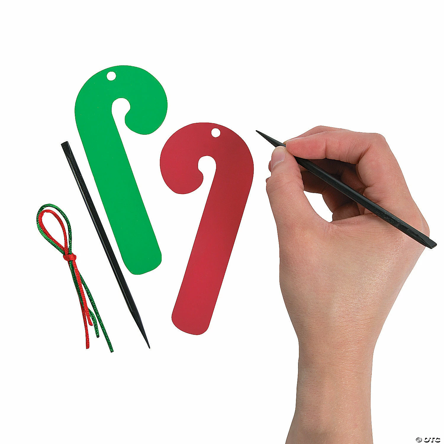 Discount 🤩 Magic Color Scratch 🍬 Candy Cane Ornaments - 24 Pc. 😍 2 Discount 🤩 Magic Color Scratch 🍬 Candy Cane Ornaments - 24 Pc. 😍 - Image 2