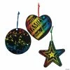 Promo 😍 Magic Color Scratch 🎄 Christmas Ornaments - 24 Pc. 🤩
