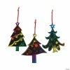 Best Pirce 🎉 Magic Color Scratch 🔔 Christmas Tree Ornaments - 24 Pc. 😉