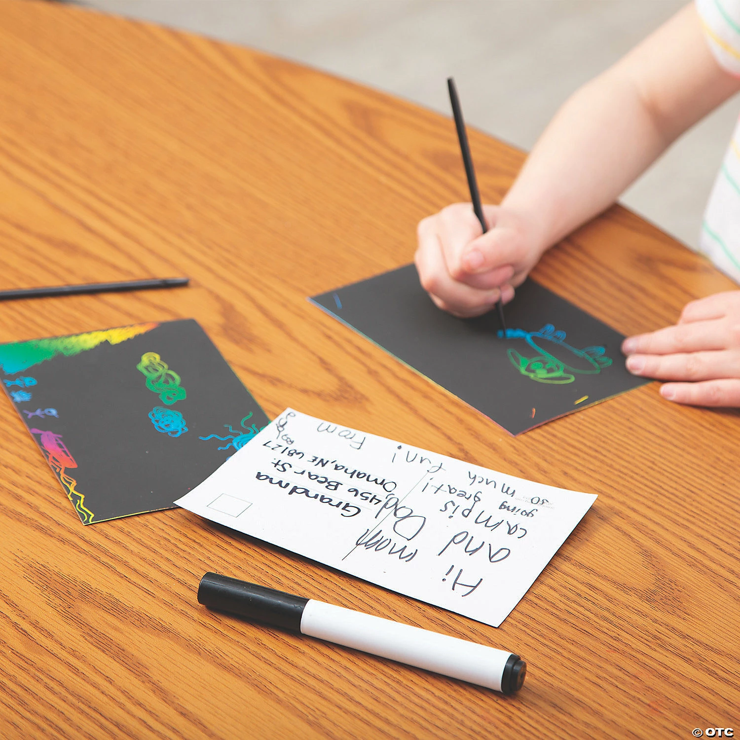 New 💯 Magic Color Scratch Postcards - Makes 50 💯 3 New 💯 Magic Color Scratch Postcards - Makes 50 💯 - Image 3