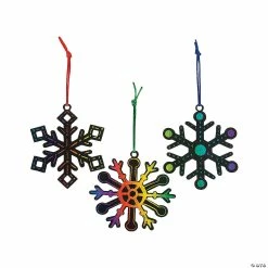 Coupon 🤩 Magic Color Scratch Snowflake Ornaments - 24 Pc. ✔️