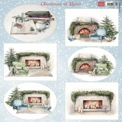 Best Pirce 😍 Marianne Design A4 Cutting Sheet 🎄 Christmas At Home 😍