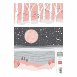 New 💯 Marianne Design Cutting Sheet Eline's Snowflake Kisses Backgrounds 🤩