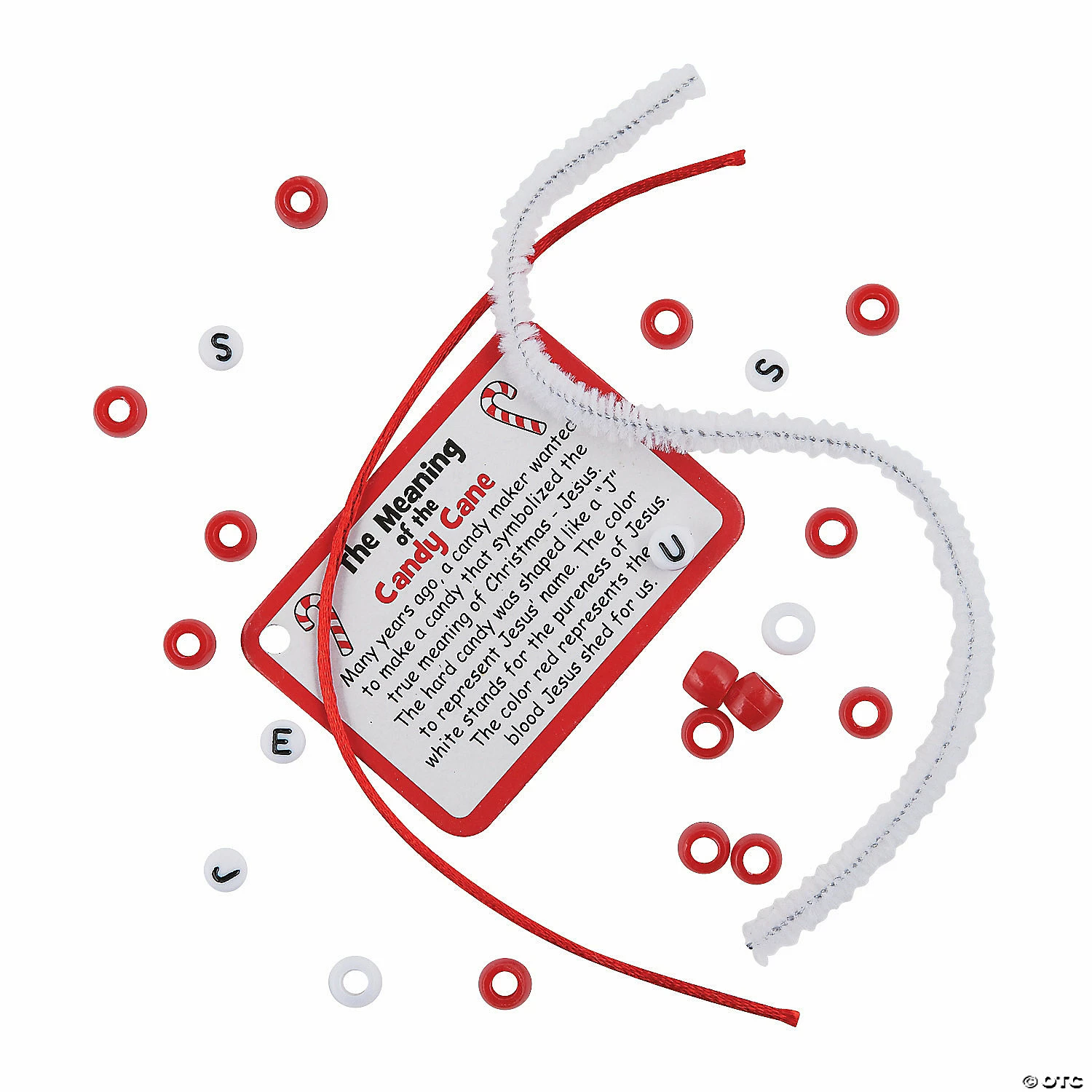 Outlet π Meaning of the π¬ Candy Cane Religious π Christmas Ornament Craft Kit - Makes 12 π 2 Outlet π Meaning of the π¬ Candy Cane Religious π Christmas Ornament Craft Kit - Makes 12 π - Image 2