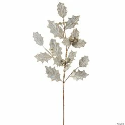 Top 10 🔔 Melrose International Metallic Holly Spray, 32 Inches (Set of 12) 😀